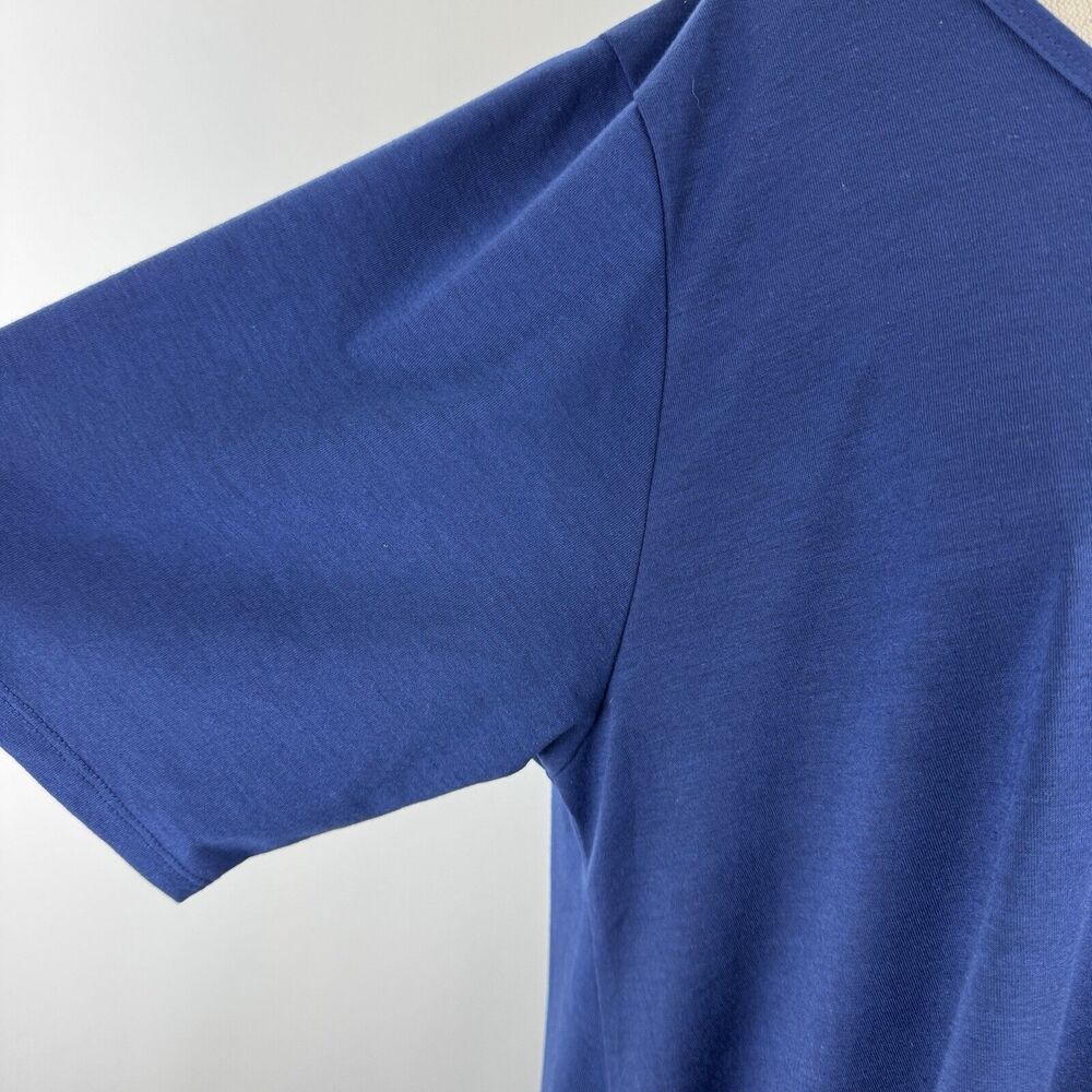 NEW LuLaRoe Perfect T Women's Top Navy Blue Solid Short Sleeve Tee Shirt NWT 2XL - Picture 7 of 16